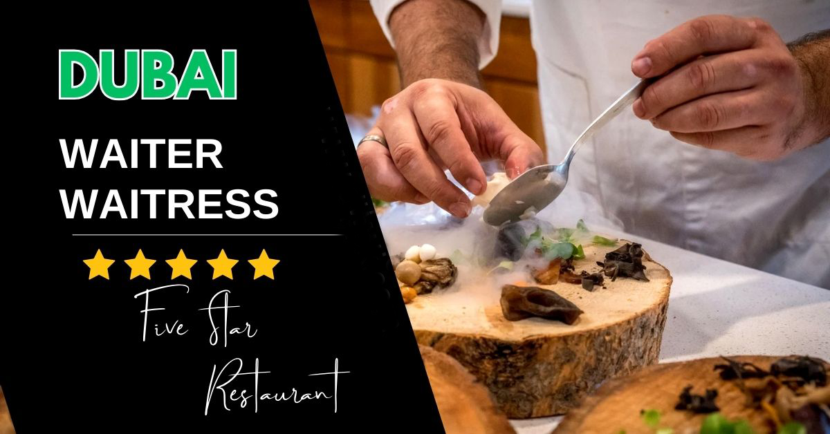 Waiter Waitress for 5 Star Restaurant copy